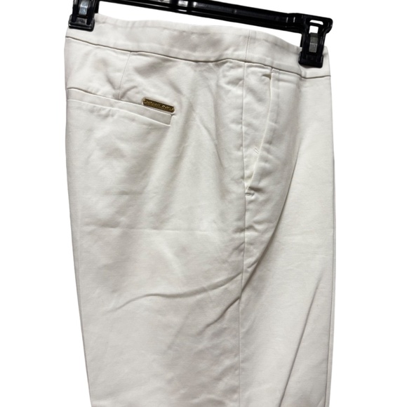 MICHAEL Michael Kors | Women's White Cropped Trousers - Picture 6 of 7